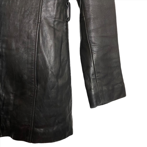 Whet Blu NYC Luxury Black Leather Jacket Extra Small XS - Picture 12 of 16